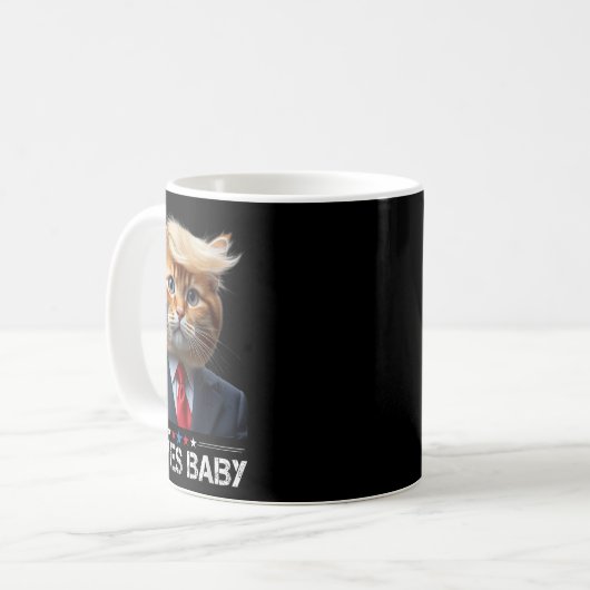 Mug Cat Trump 9 Vit Bébé _2 (Devant gauche)