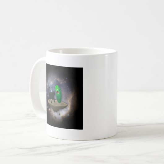 Mug Cat vs Cucumber (Devant gauche)