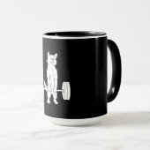 Mug Cat Weightlifting And Gym (Devant droit)