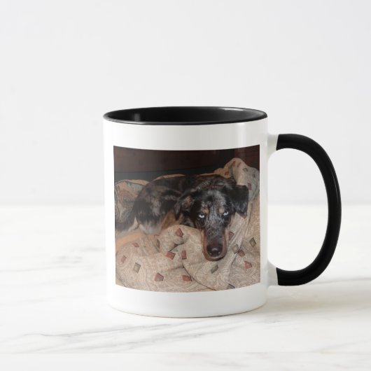 Mug Catahoula Leopard Chien Snoozing (Droite)