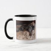 Mug Catahoula Leopard Chien Snoozing (Gauche)