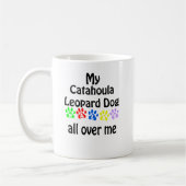 Mug Catahoula Leopard Dog Walks Design (Gauche)