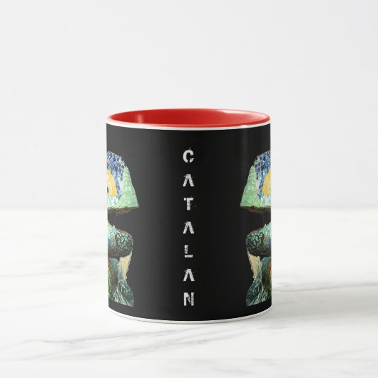 Mug Catalan - Barcelone, Gaudi - Lizard, Espagne (Centre)