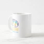 Mug Catalogage de ski Caroline du Nord Vacances de ski (Devant gauche)