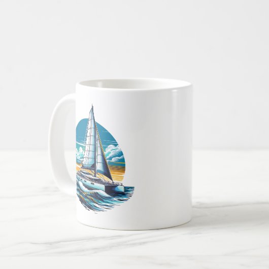 Mug Catamaran (Devant gauche)