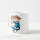 Mug Catch the Wave : Embrassez l'esprit du surf (Devant gauche)