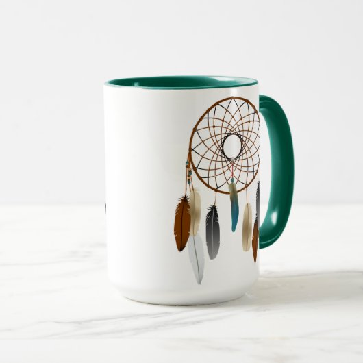 Mug Catcher de rêve coloré (Devant droit)