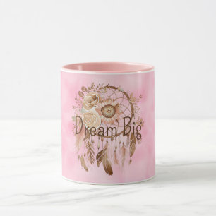 Mug Catcher de rêve rose Brown