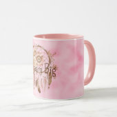 Mug Catcher de rêve rose Brown (Devant droit)