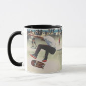 Mug Catching Air Skateboard (Gauche)