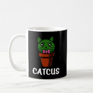 Mug Catcus Funny Cactus Chat Cute Animal Kitten