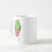 Mug Catcus Pet Cactus Dessin de chat (Devant gauche)