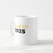 Mug Catégorie 2025 Année d'obtention du diplôme (Devant gauche)
