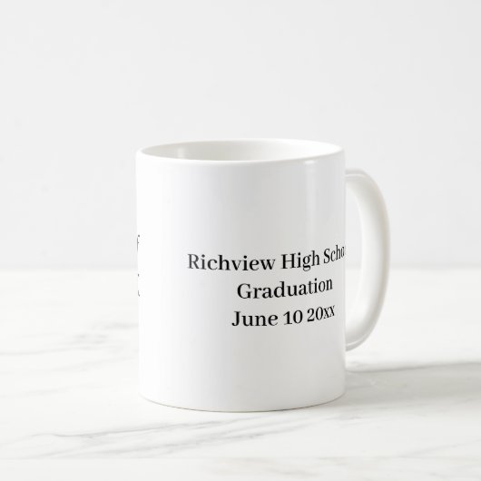 Mug Catégorie de diplôme (Devant droit)
