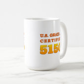 Mug Catégorie des USA des 5150 certifiés (Devant droit)