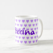Mug Caterina en violet (Devant droit)