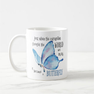 Mug Caterpillar au papillon attaquent