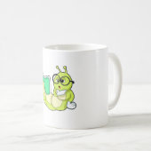 Mug Caterpillar avec livre (Devant droit)