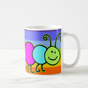Mug Caterpillar Netty rayures couleur chakren