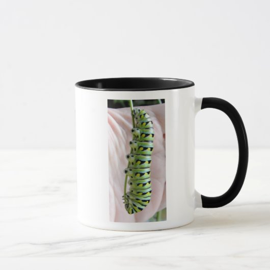 Mug Caterpillar Noir/Papillon-mug (Droite)