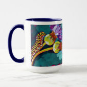 Mug Caterpillar Painting - Gift for Insect Lovers (Gauche)