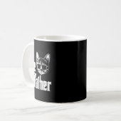 Mug Catfather Funny Chat Papa Fête des pères Film Pun (Devant gauche)