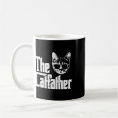 Mug Catfather Funny Chat Papa Fête des pères Film Pun (Gauche)
