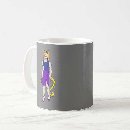 Mug catgirl (Devant gauche)
