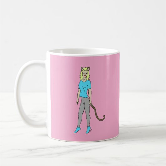 Mug catgirl (Gauche)