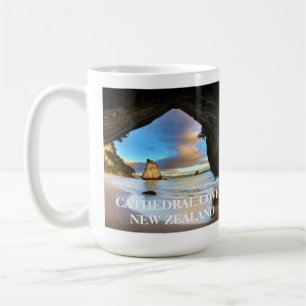 Mug Cathedral Cove Plage Nouvelle-Zélande Océan