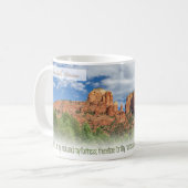 Mug Cathedral Rock Psaume 31:3 KJV (Devant gauche)