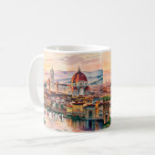 Mug Cathédrale de la coupole de Florence sur mesure ci (Devant gauche)