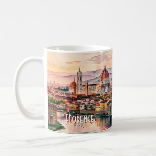 Mug Cathédrale de la coupole de Florence sur mesure ci (Gauche)