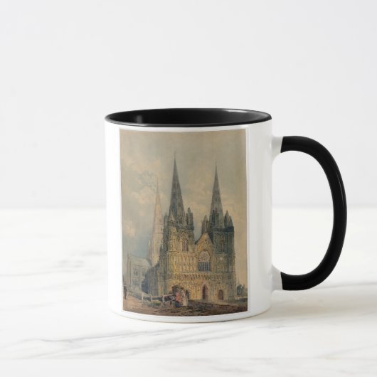 Mug Cathédrale de Lichfield, le Staffordshire, 1794 (Droite)