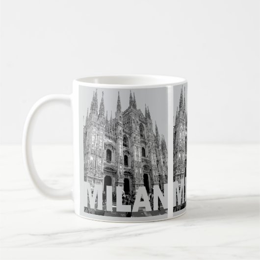 Mug Cathédrale Duomo de Milan, Lombardie sur une (Gauche)
