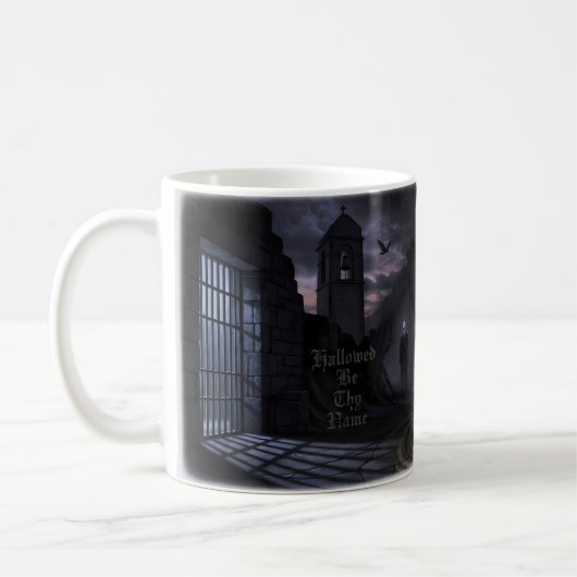 Mug Cathédrale Gothique 'Que Ton Nom Soit Sanctifi (Gauche)