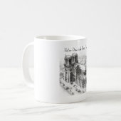 Mug Cathédrale Notre-Dame de Paris, France (Devant gauche)