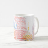 Mug Cathédrale Saint-Basile en tempête de neige (Devant droit)