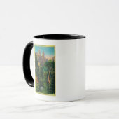 Mug Cathédrale Spires et la Vallée de Yosemite (Devant gauche)