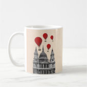 Mug Cathédrale St Pauls et Ballons Red Hot Air (Gauche)
