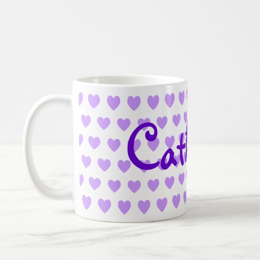 Mug Catherine en violet (Gauche)