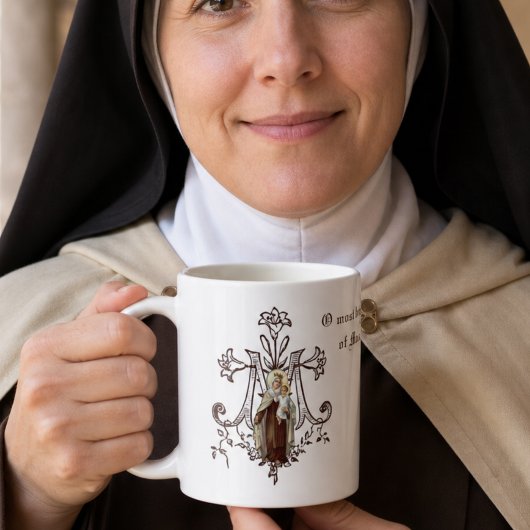 Mug Catholic Mont Carmel Vierge Marie Jésus