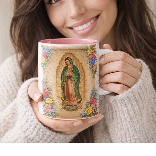 Mug Catholic Spanish Guadalupe Religious Virgin Mary