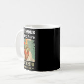 Mug Catholic St. Joseph, Patron Saint Of Fathers, Pray (Devant gauche)