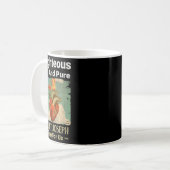 Mug Catholic St. Joseph, Patron Saint Of Fathers, Pray (Devant gauche)