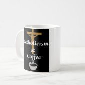 Mug Catholicisme et café (Devant gauche)