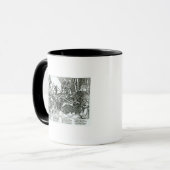 Mug Catholicisme romain et Lutheranism contrastés (Devant gauche)