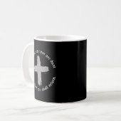 Mug Catholique Lent Ash Mercredi Rappelez-Vous Que Vou (Devant gauche)