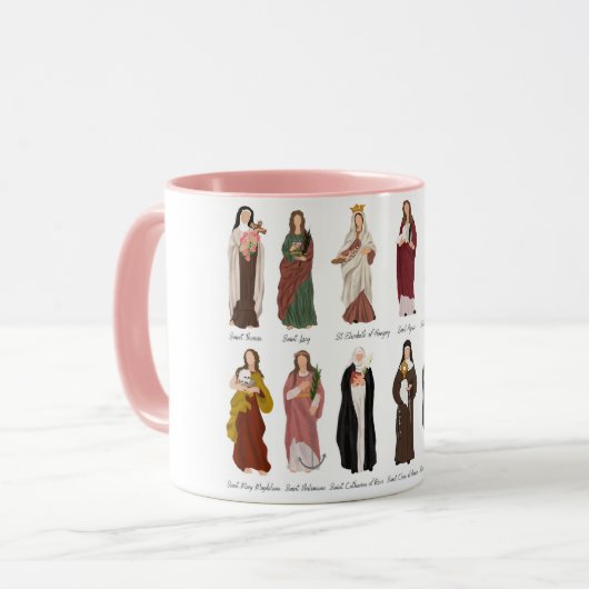 Mug Catholique Saint Mug, 11 oz (Devant gauche)