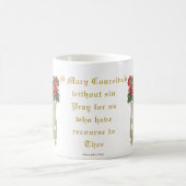 Mug Catholique Vierge Marie Prière Vintage Religieuse  (Centre)